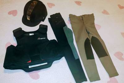 Dětské jezdecké oblečení a ochranné doplňky 